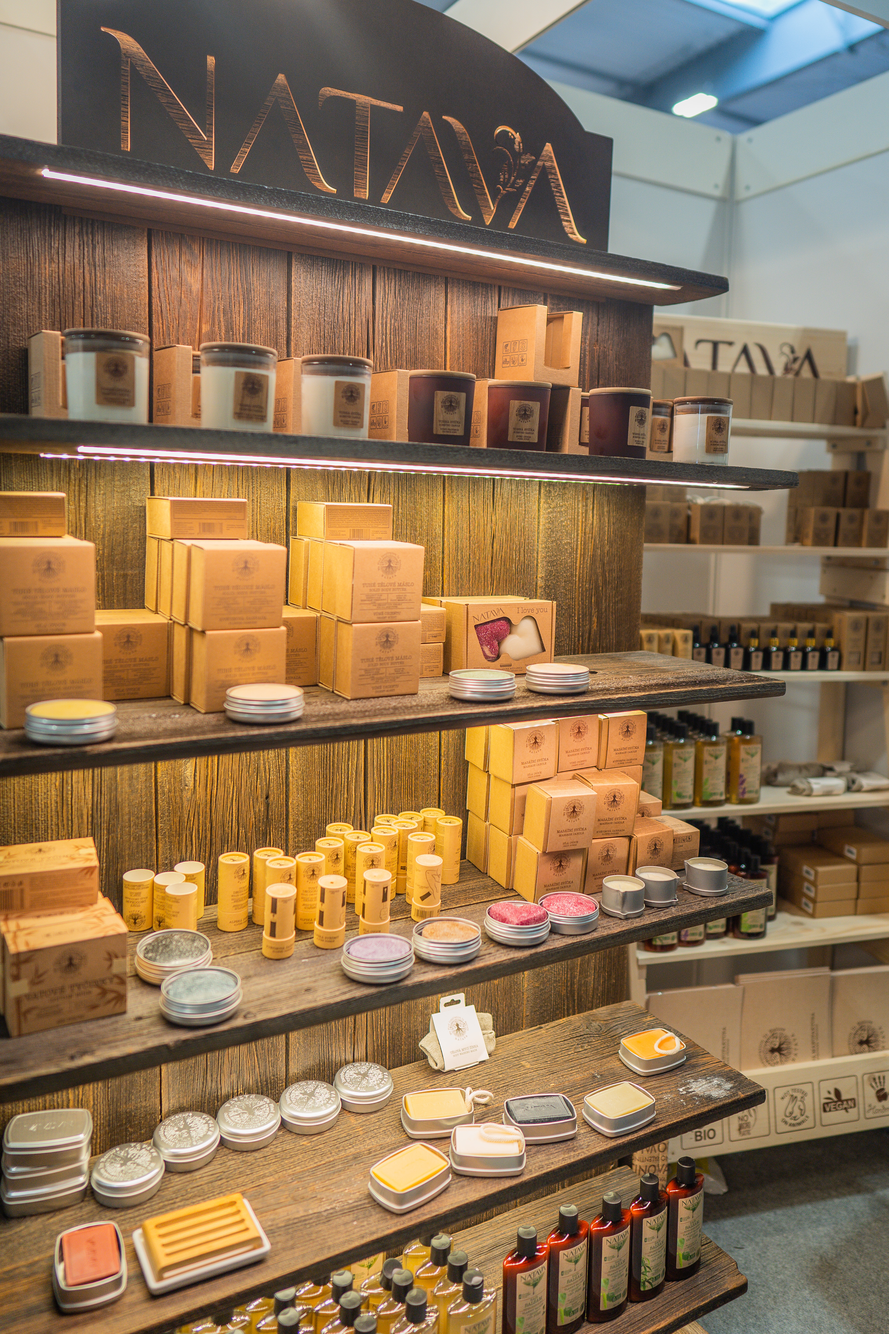 Stánek Natava na veletrhu For Beauty