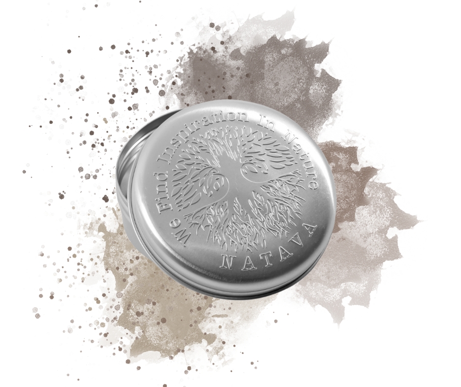 NATAVA Cestovní hliníková mýdlenka kulatá