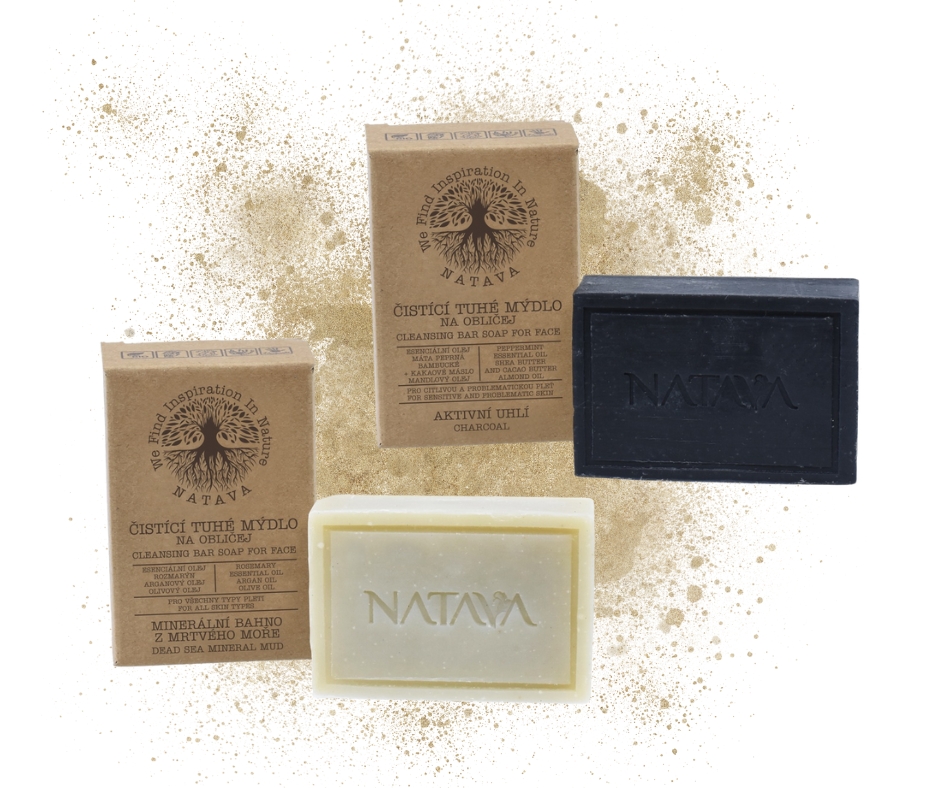 NATAVA čistící mýdla na obličej