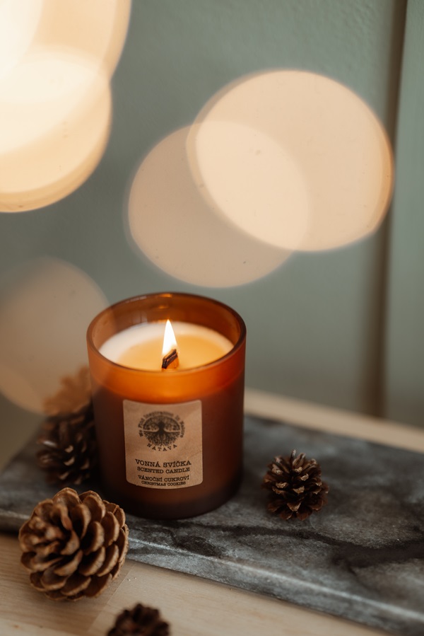 NATAVA Vonná sójová svíčka