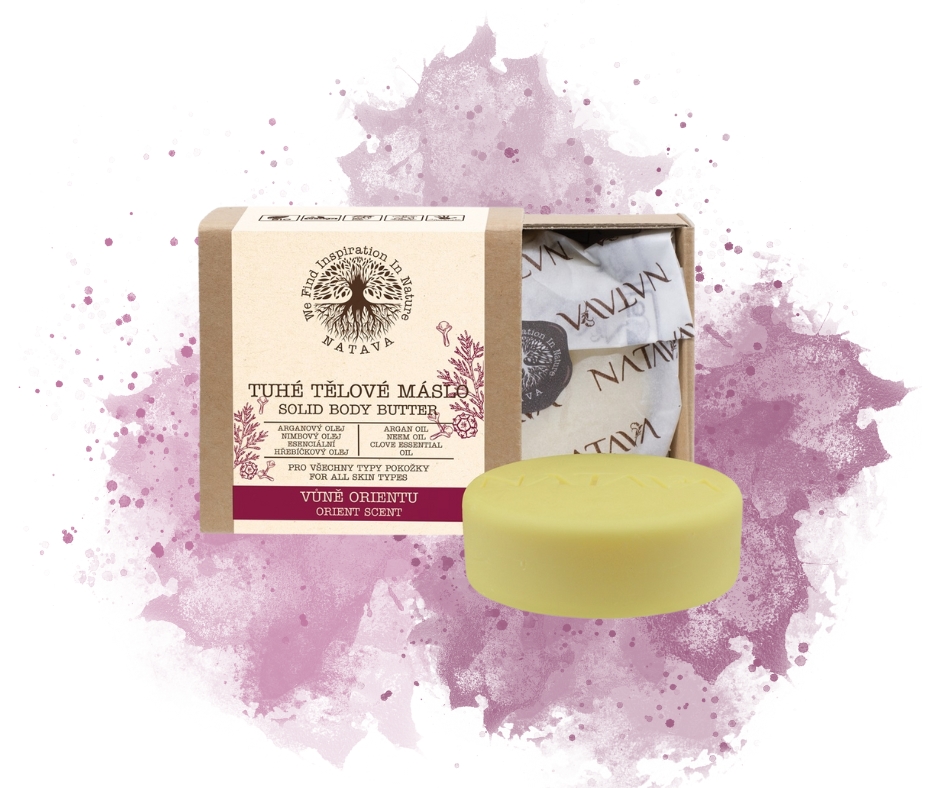 NATAVA Tuhé tělové máslo Vůně orientu