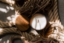 NATAVA Vonná sójová svíčka s esenciálními oleji