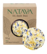 NATAVA olejová koule do koupele - Luční kvítí 50 g