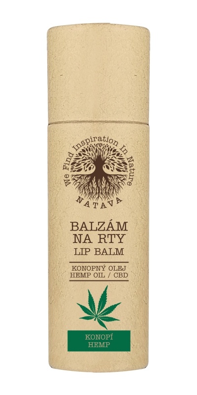 NATAVA balzám na rty - Konopí