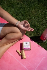 Tuhé tělové máslo - květinová zahrada, tuhý deodorant - síla ovoce, balzám na rty - konopí