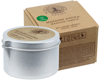 NATAVA Masážní svíčka - Bylinné dřevo s CBD 60 g