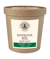 NATAVA Koupelová sůl - Byliny + CBD 500 g