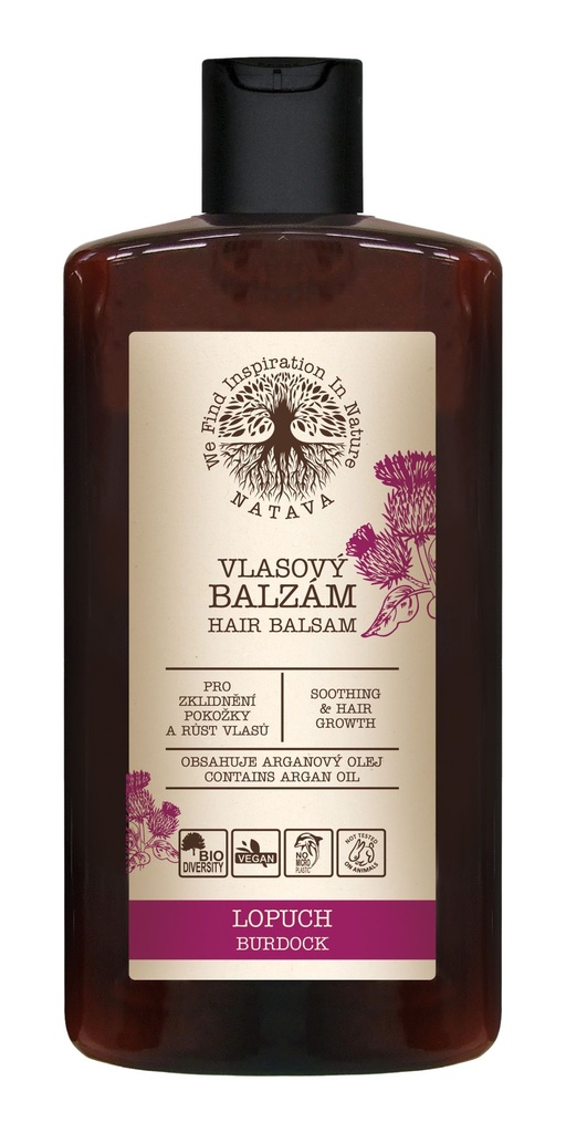 NATAVA Balzám na vlasy - Lopuch