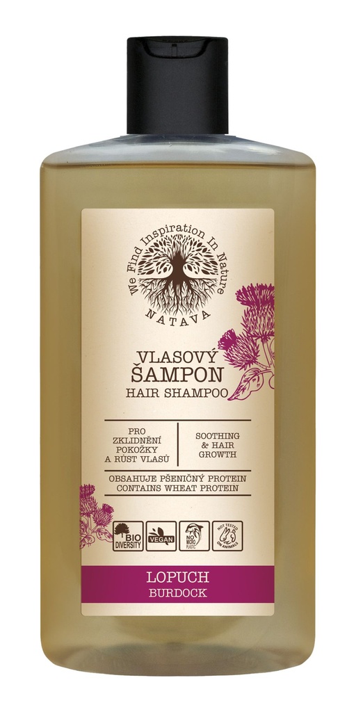 NATAVA Šampon na vlasy - Lopuch