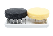 NATAVA Kovová mýdlenka s keramickou podložkou